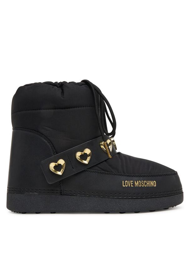 Love Moschino - Śniegowce LOVE MOSCHINO. Kolor: czarny