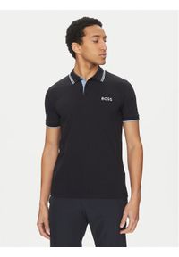 BOSS Polo Paddy Pro 50469102 Granatowy Regular Fit. Typ kołnierza: polo. Kolor: niebieski. Materiał: bawełna, syntetyk