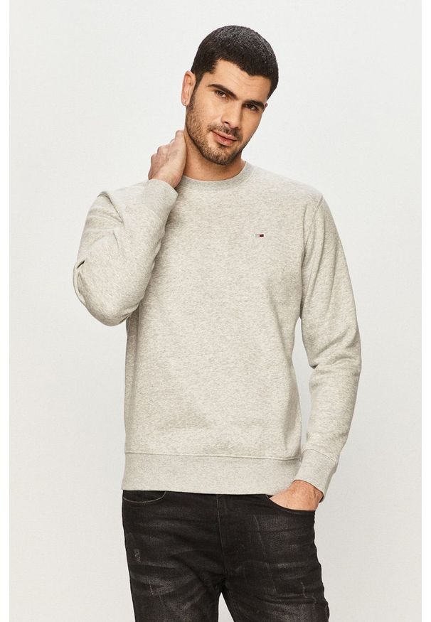 Tommy Jeans - Bluza. Okazja: na co dzień. Kolor: szary. Styl: casual