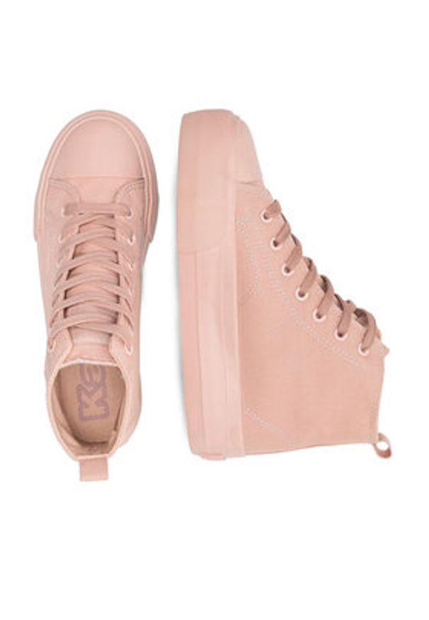 Kappa Trampki VISKA OC 243208OC-7171 Różowy. Kolor: różowy. Materiał: materiał