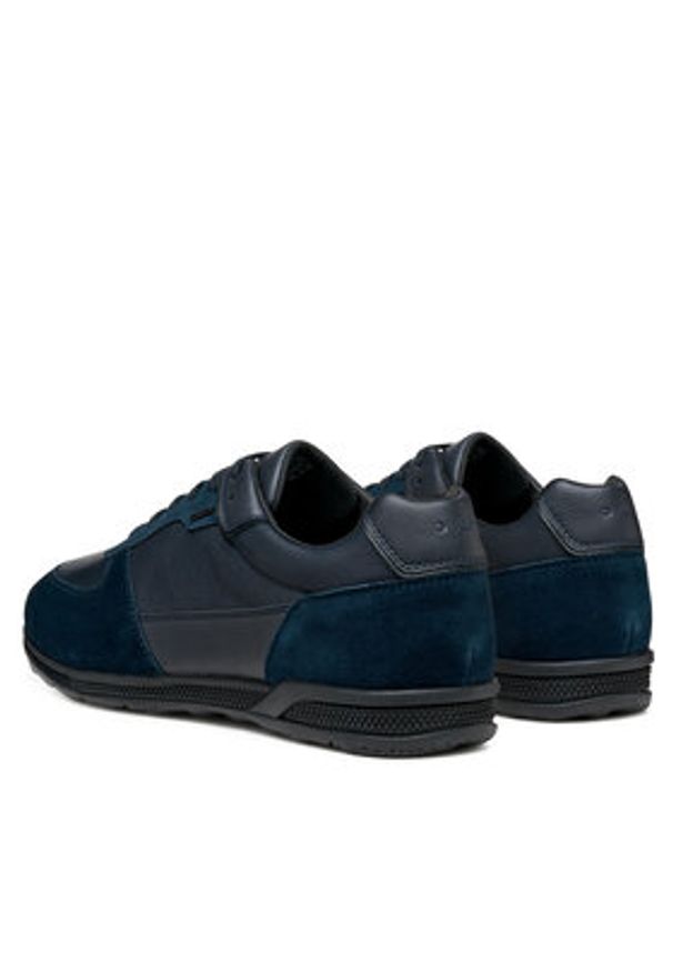Geox Sneakersy U Spherica Actif X3 U56MTB 08522 C4002 Granatowy. Kolor: niebieski. Materiał: zamsz, skóra