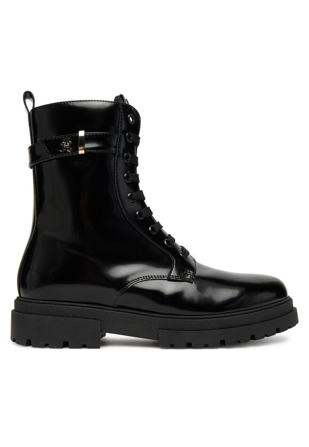 TOMMY HILFIGER - Trapery Tommy Hilfiger. Kolor: czarny