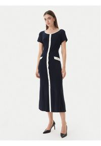 Joseph Ribkoff Sukienka codzienna 261067 Granatowy Regular Fit. Okazja: na co dzień. Kolor: niebieski. Materiał: syntetyk. Typ sukienki: proste. Styl: casual #1