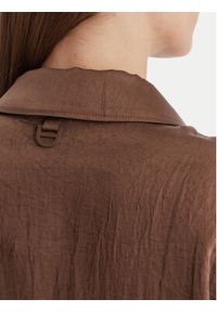 Marella Koszula Albatro 2613041045 Brązowy Regular Fit. Kolor: brązowy. Materiał: acetat #3