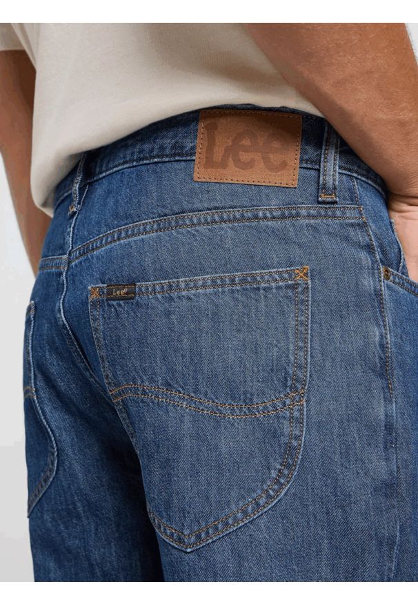 Lee - MESKIE SPODNIE LEE WEST SKATER STONE 112365353