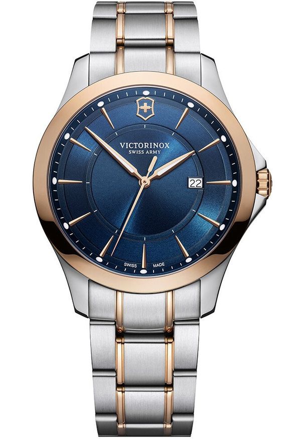 VICTORINOX - Zegarek męski Victorinox 241911 srebrny. Kolor: srebrny