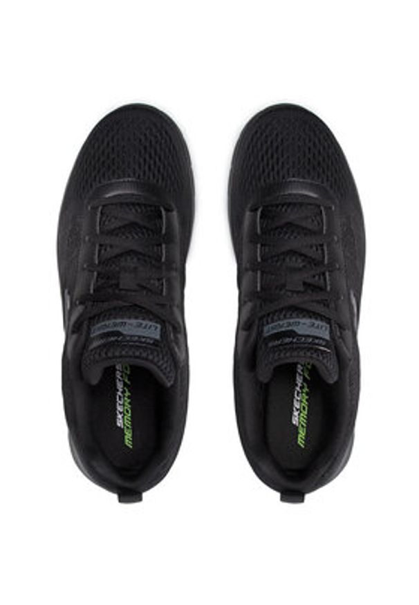 skechers - Skechers Sneakersy Track 232081/BBK Czarny. Kolor: czarny. Materiał: materiał