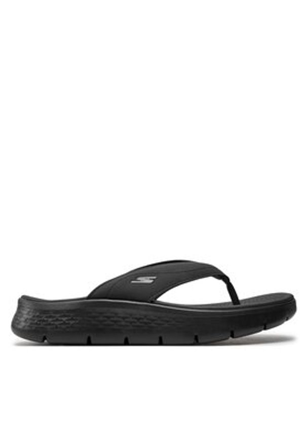 skechers - Skechers Japonki Go Walk Flex Sandal-Vallejo 229202/BBK Czarny. Kolor: czarny. Materiał: syntetyk