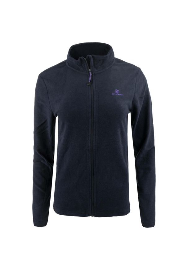 WOMEN'S HEALTH - Damska bluza z kapturem Athl DPT Gemini – czarna, zamek. Typ kołnierza: kaptur. Kolor: czarny