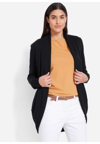 bonprix - Sweter bez zapięcia. Kolor: czarny #1