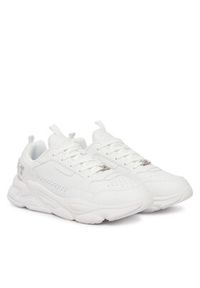 Plein Sport Sneakersy FAES USC0855 SLE004N Biały. Kolor: biały. Materiał: skóra #4