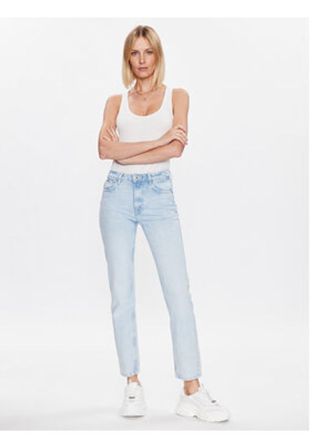 Pepe Jeans Jeansy Mary PL204164PD9 Niebieski Regular Fit. Kolor: niebieski