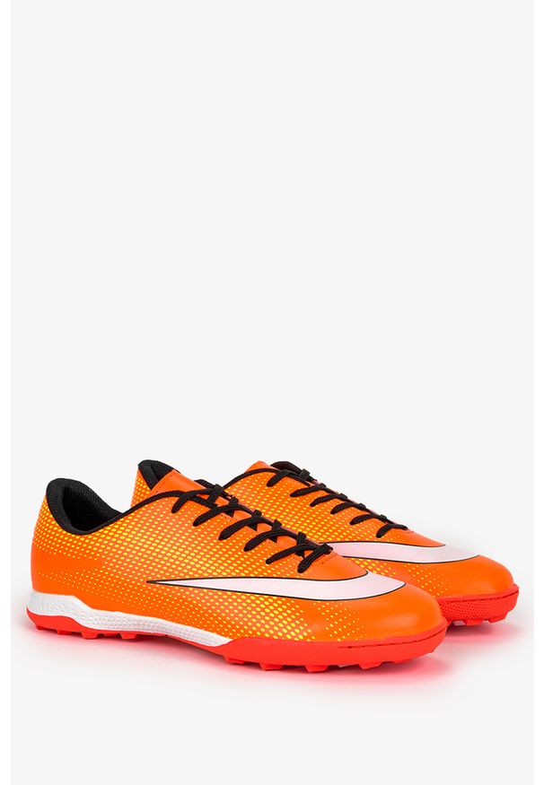 Casu - Pomarańczowe buty sportowe orliki sznurowane casu 21m4/m. Kolor: pomarańczowy