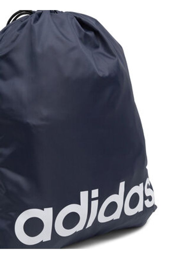 Adidas - adidas Worek Linear Gymsack HR5356 Granatowy. Kolor: niebieski. Materiał: materiał