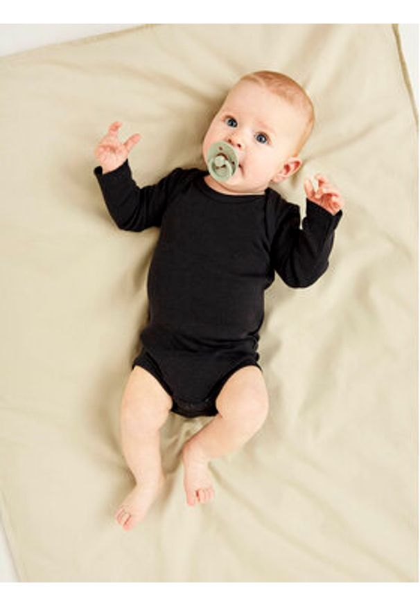 Name it - NAME IT Komplet body dziecięcych 13222503 Czarny. Kolor: czarny. Materiał: bawełna