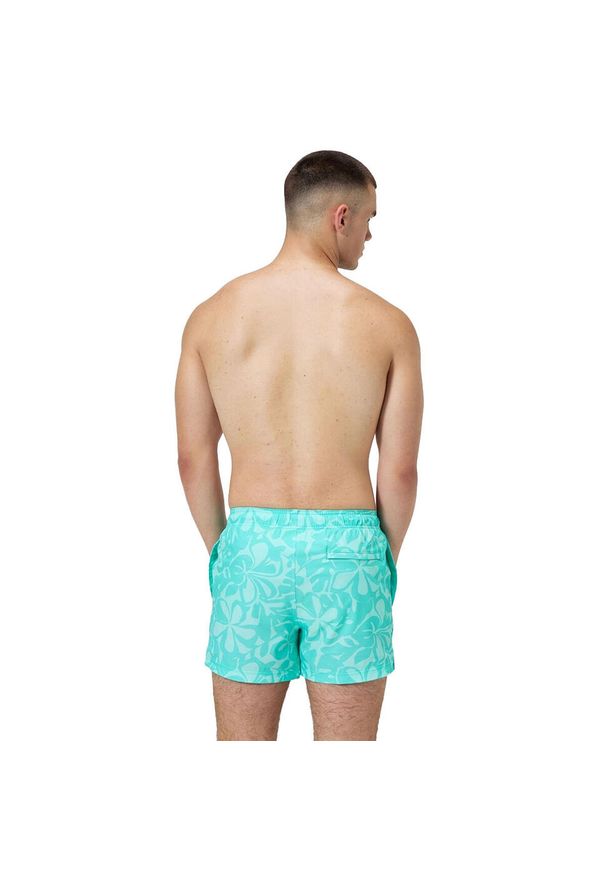 Speedo - Męskie Spodenki Kąpielowe Redondo Edge Volley Z Nadrukiem. Kolor: niebieski. Wzór: nadruk. Styl: sportowy