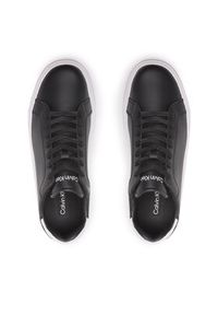 Calvin Klein Sneakersy Low Top Lace Up Lth HM0HM01016 Czarny. Kolor: czarny. Materiał: skóra #4