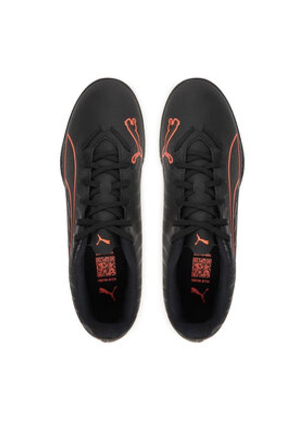 Puma Buty do piłki nożnej Ultra 6 Play Tt 108987 02 Czarny. Kolor: czarny. Materiał: skóra