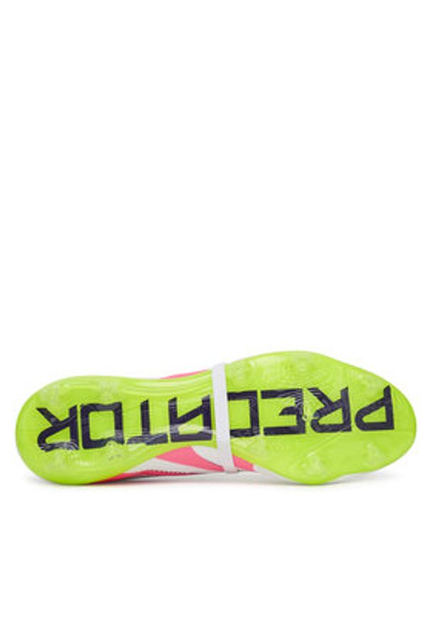 Adidas - adidas Buty do piłki nożnej Predator Pro Fold-Over Tongue Firm Ground JR0440 Biały. Kolor: biały. Materiał: skóra