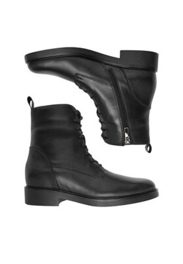 Gino Rossi Trzewiki C-ANITA-25205PE Czarny. Kolor: czarny. Materiał: skóra