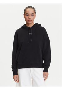 BOSS Bluza C_Ehoody 50547572 Czarny Oversize. Kolor: czarny. Materiał: bawełna #1