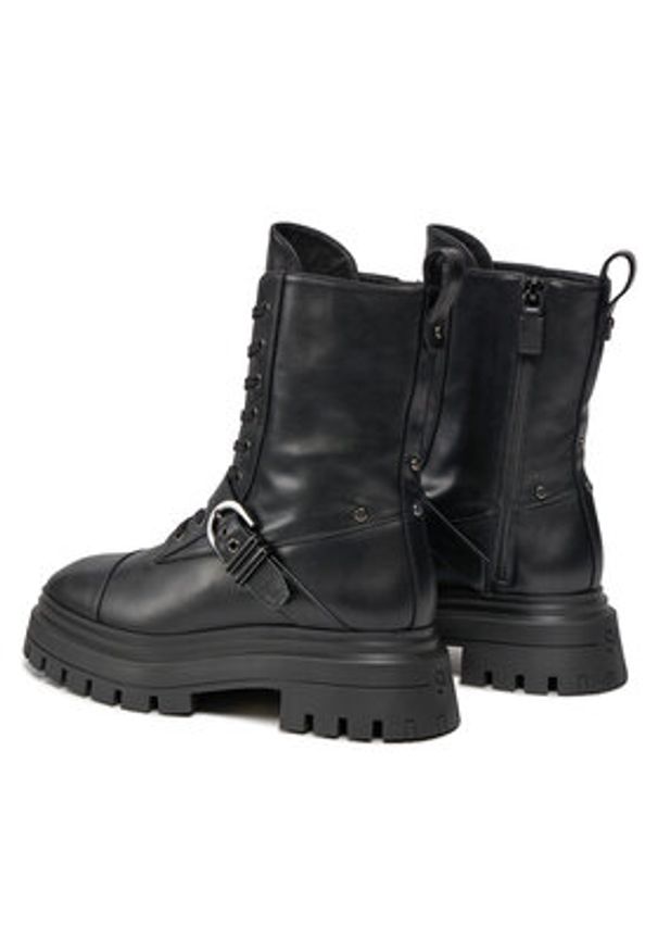 Stuart Weitzman Trapery Maverick Bedford Bte SF022 Czarny. Kolor: czarny. Materiał: skóra