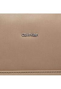 Calvin Klein Plecak Must Dome K60K611363 Beżowy. Kolor: beżowy. Materiał: skóra #5