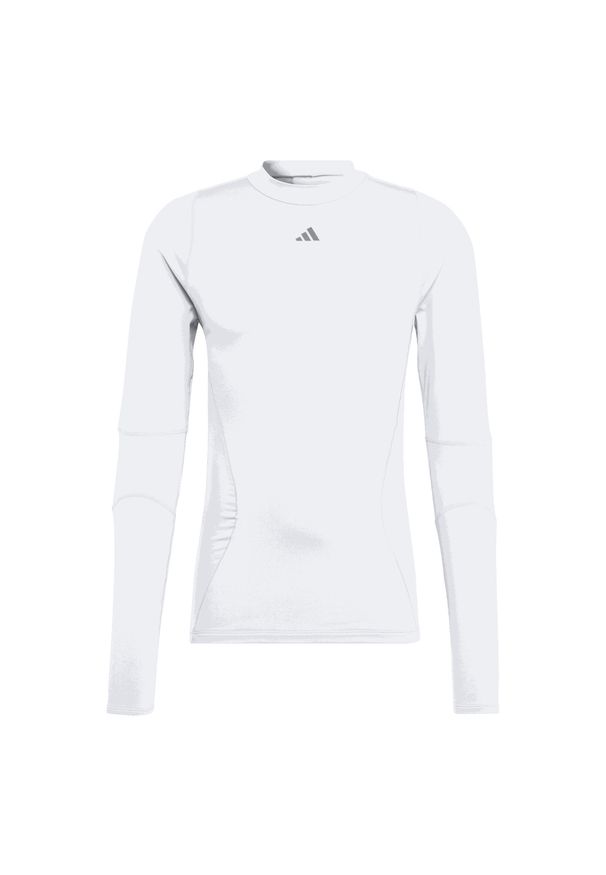 Adidas - Koszulka męska adidas Techfit COLD.RDY Long Sleeve. Kolor: biały. Długość rękawa: długi rękaw. Technologia: Techfit (Adidas). Sport: piłka nożna