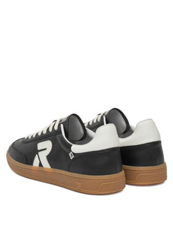 Rieker Revolution Lifestyle Sneakersy U2200-00 Czarny. Kolor: czarny. Materiał: skóra