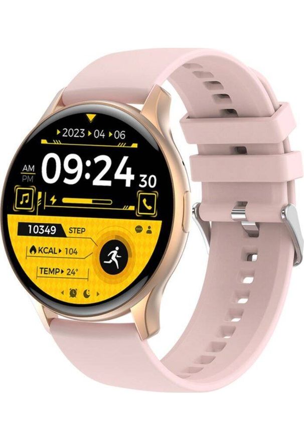 Smartwatch Rubicon RNCF11 Różowy. Rodzaj zegarka: smartwatch. Kolor: różowy
