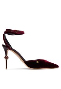 Szpilki Elisabetta Franchi. Kolor: czerwony. Obcas: na szpilce