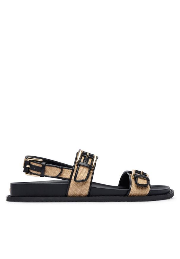 MICHAEL Michael Kors Sandały 40S6NIFS1D Czarny. Kolor: czarny. Materiał: skóra