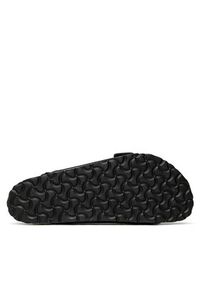 Birkenstock Klapki Madrid 040303 Czarny. Kolor: czarny. Materiał: skóra