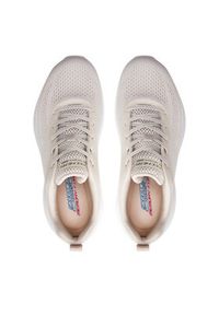 skechers - Skechers Sneakersy Bobs Infinity 117550/NAT Beżowy. Kolor: beżowy. Materiał: materiał #3