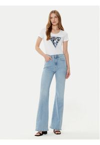Guess T-Shirt W5RI00 J1314 Biały Regular Fit. Kolor: biały. Materiał: bawełna #3
