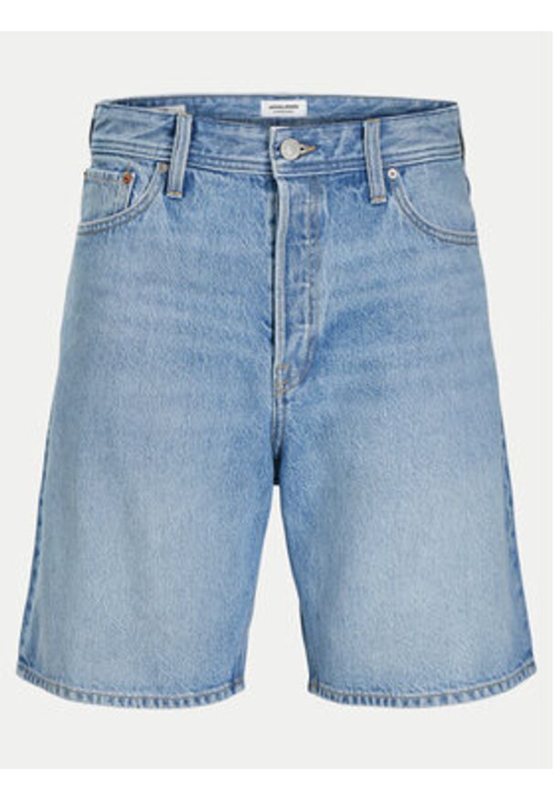 Jack & Jones Szorty jeansowe Tony 12269533 Niebieski Loose Fit. Kolor: niebieski. Materiał: bawełna