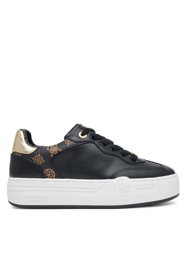 Guess Sneakersy FLPSWO FAL12 Czarny. Kolor: czarny. Materiał: skóra