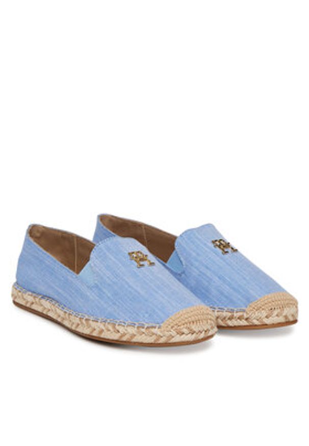 TOMMY HILFIGER - Tommy Hilfiger Espadryle Chambray Espadrille FW0FW08539 Niebieski. Kolor: niebieski. Materiał: materiał