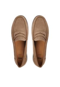BOSS Półbuty Tevan 50563161 Beżowy. Kolor: beżowy. Materiał: skóra, zamsz #2