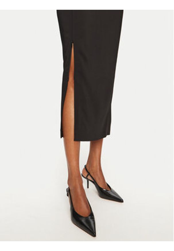 Pinko - PINKO Sukienka koktajlowa Honfleur 104093 A23V Czarny Slim Fit. Kolor: czarny. Materiał: wiskoza. Styl: wizytowy