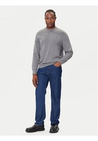 Calvin Klein Jeans Sweter LV04RC309G Szary Regular Fit. Kolor: szary. Materiał: bawełna #5