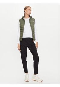 EA7 Emporio Armani Bluzka 6DTT16 TJLOZ 1100 Biały Regular Fit. Kolor: biały. Materiał: bawełna