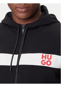 Hugo - HUGO Dres DapieDoaky 50485042 Czarny Regular Fit. Kolor: czarny. Materiał: bawełna #4