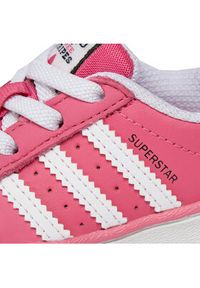 Adidas - adidas Sneakersy Superstar Elastic Lace Kids IE0861 Różowy. Kolor: różowy. Materiał: skóra. Model: Adidas Superstar #6
