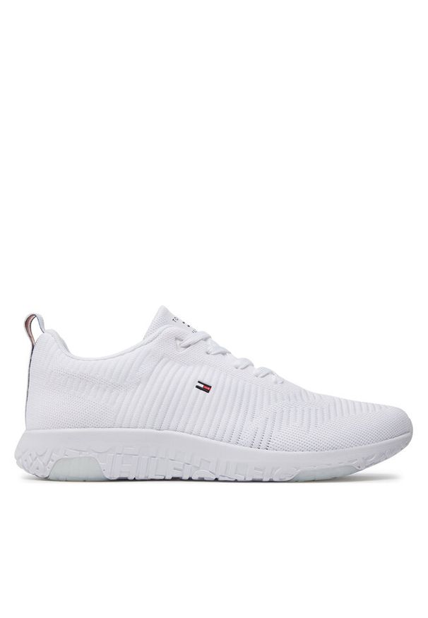 TOMMY HILFIGER - Sneakersy Tommy Hilfiger. Kolor: biały