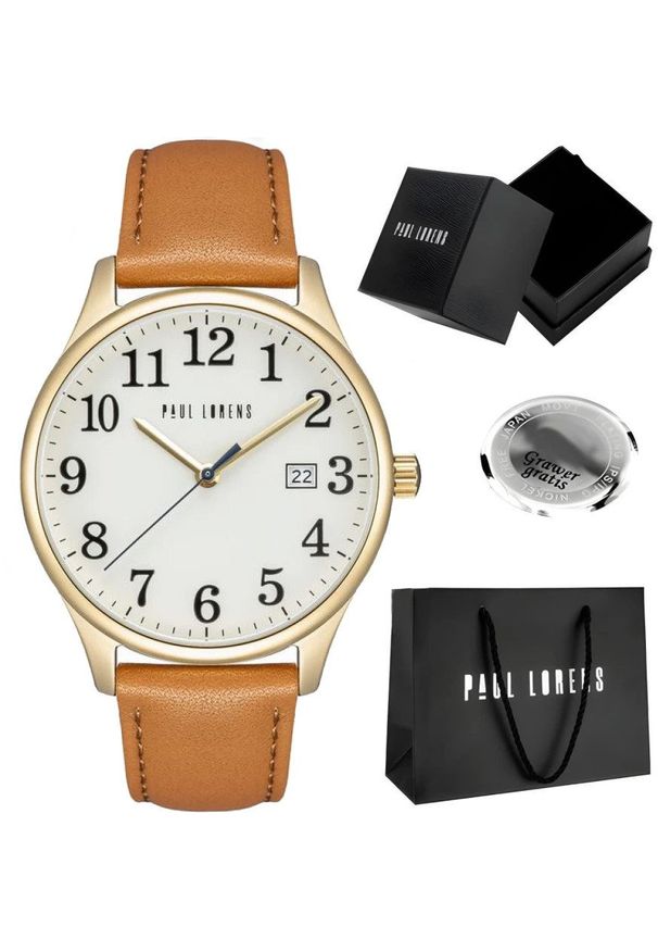 Zegarek męski Paul Lorens LUCAS-PROF Z GRAWEREM