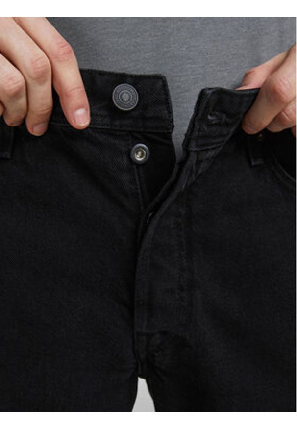 Jack & Jones Jeansy Chris 12168656 Czarny Relaxed Fit. Kolor: czarny