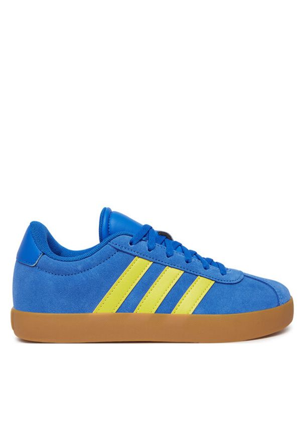 Adidas - adidas Sneakersy VL COURT 3.0 K JH8723 Niebieski. Kolor: niebieski. Materiał: zamsz, skóra