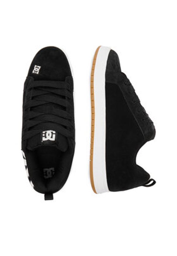DC Shoes Sneakersy CEO-V5-10116 Czarny. Kolor: czarny. Materiał: skóra, zamsz