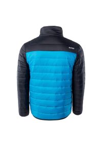 Hi-tec - Kurtka Ocieplana Męska Montano. Kolor: niebieski. Materiał: puch. Sport: turystyka piesza